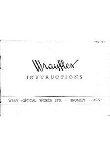 Wray Wrayflex manual. Camera Instructions.